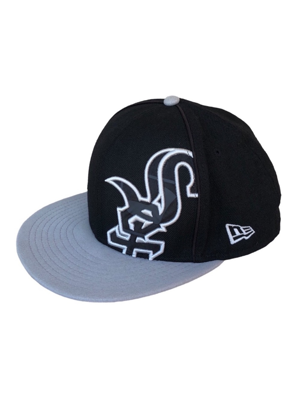 New Era 59Fifty Men Women Hat Chicago White Sox Shimmer Insider Black Fitted Cap